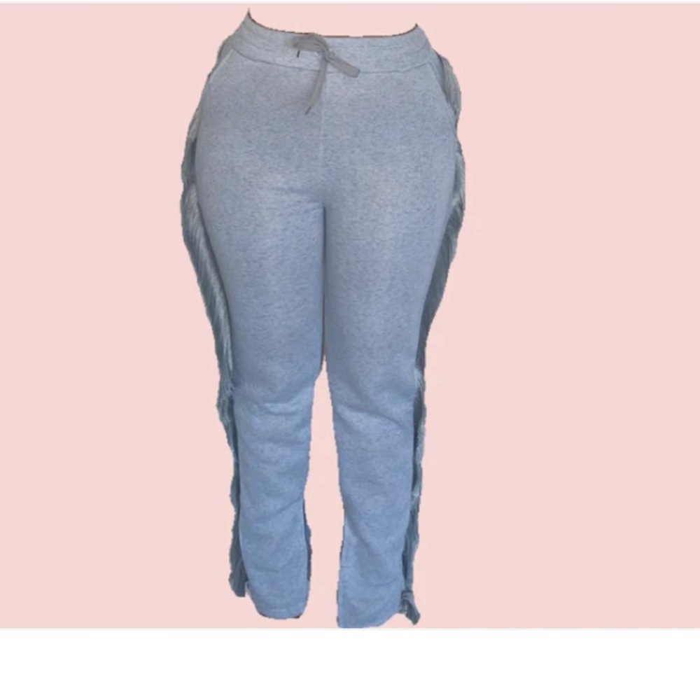 Fringe sweatpants